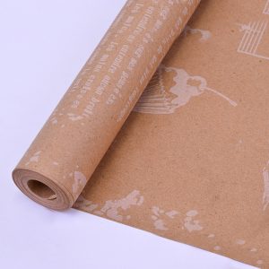Крафт бумага "Париж" 70 см * 400гр Белый