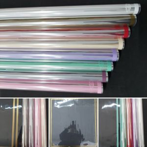 Пленка с рисунком "Контур" 60 см * 400гр Золото