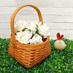 Корзина плетеная секвойя круглая 19(16)х11см