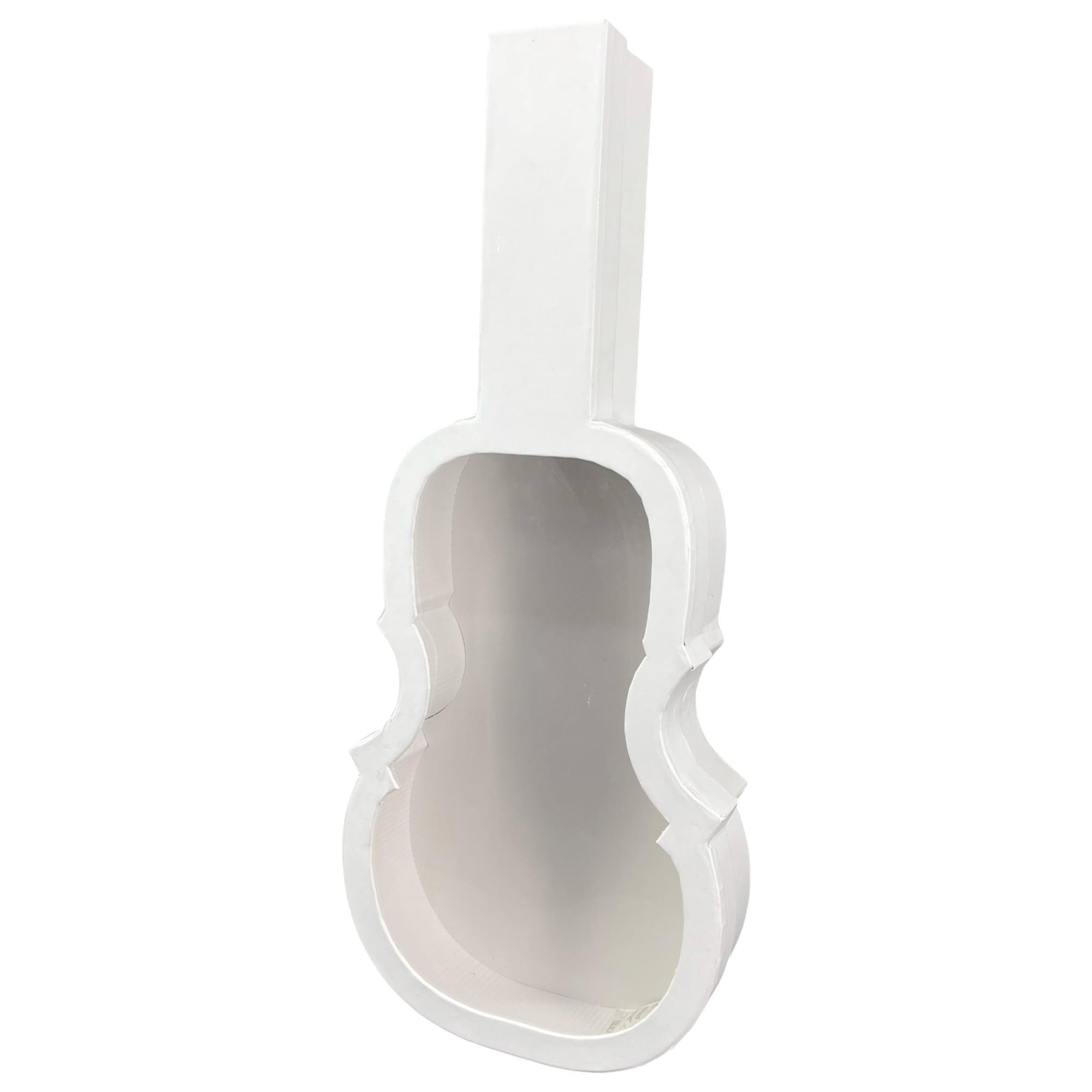Коробка "Скрипка" 45,5х19хh6см Белая