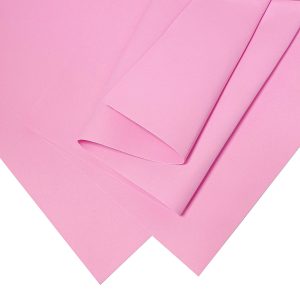 Фоамиран 1мм 60*70 см (10 листов) Нежно-розовый