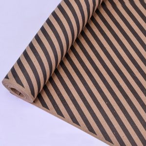 Крафт бумага "Диагональ" 70 см * 400гр Черный