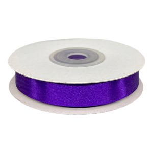 Лента атласная 1,2 см * 25 ярд. Фиолетовая 35
