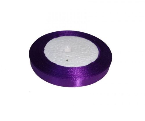 Лента атлас 0,5смх25ярд темно-фиолетовый