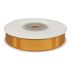 Лента атласная 1,2 см * 25 ярд. Светло-коричневая 158
