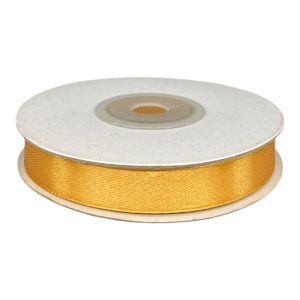 Лента атласная 1,2 см * 25 ярд. Янтарная 157