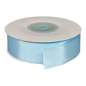 Лента атласная 2 см * 25 ярд. небесная 104