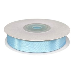 Лента атласная 1,2 см * 25 ярд. Небесная 104