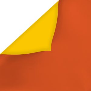 Пленка матовая 58х58см Оранжевая/желтая 20л/уп