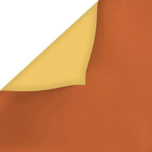 Пленка матовая 58х58см Терракот/светло-оранжевая 20л/уп 063