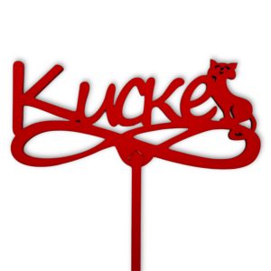 Топперы 5шт/уп. "Киске" 12х5,5х33см дерево Красный