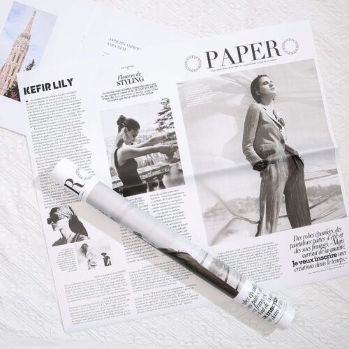 Пленка матовая 58х58см "Paper" Белая 20л/уп
