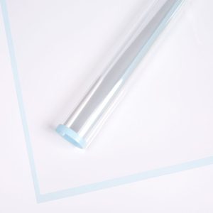 Пленка прозрачная 58х58см "Квадрат" Голубая 20л/уп 131