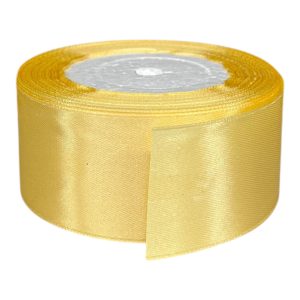 Лента атласная 4 см * 25 ярд. золотая 87