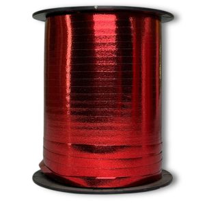 Лента Бобина 0,5см*250м Красный металлик