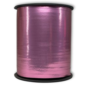 Лента Бобина 0,5см*250м Розовый металлик