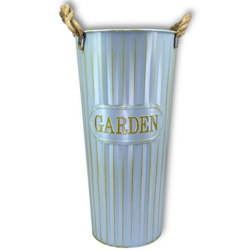 Ваза жестяная "GARDEN" 20х14хh40см Голубая