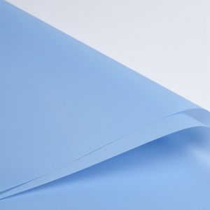 Пленка матовая 58х58см "Pastel" Васильковая 20л/уп