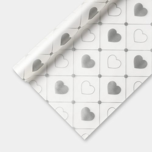 Пленка матовая 58х58см "LOVE" Серебро 20л/уп