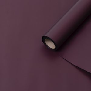 Пленка матовая "Корейская NEW" 65мкр 58 см * 10м Бордо 11