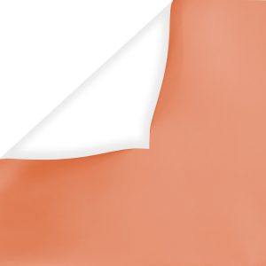 Пленка матовая 58х58см Белая/персик 20л/уп 169