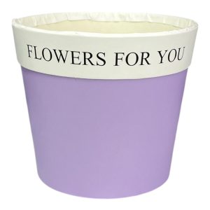 Коробка "Flowers for you" 12x10,5см Лаванда