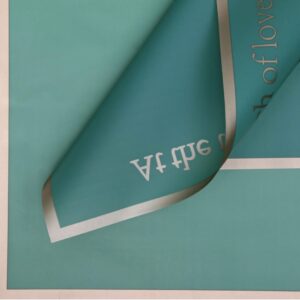 Пленка матовая 58x58см "Poet" Изумрудная 20л/уп