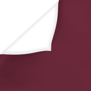 Пленка матовая 58х58см Белая/бордо 20л/уп