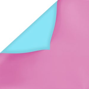 Пленка матовая 58х58см Розовая/голубая 20л/уп