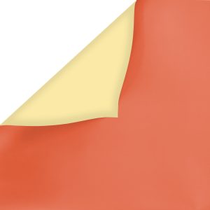 Пленка матовая 58х58см Оранжевая/светло-желтая 20л/уп