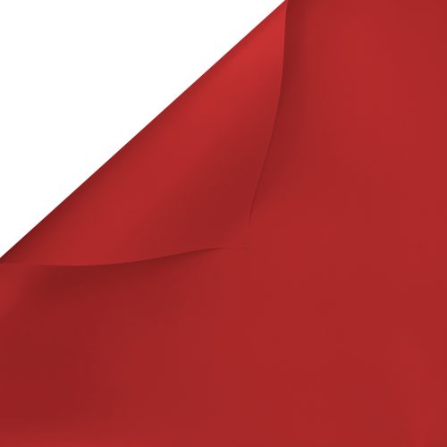 Пленка матовая 58х58см "Корейская" Ярко-красная 20л/уп