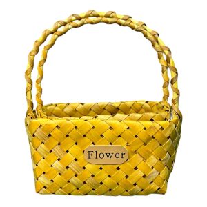 Набор корзин 2 в 1 "Flower" секвойя 25×13×14×31 см, 21×10×13×29 см Медовый