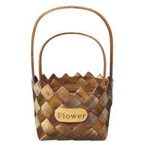 Набор корзин 2 в 1 "Flower" секвойя 19×13×30,5 см, 16×11×24 см Коричневый