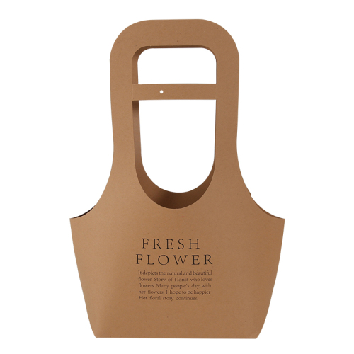 Сумочка "FRESH FLOWERS" 31,5х10хh40см 10шт/уп Крафт
